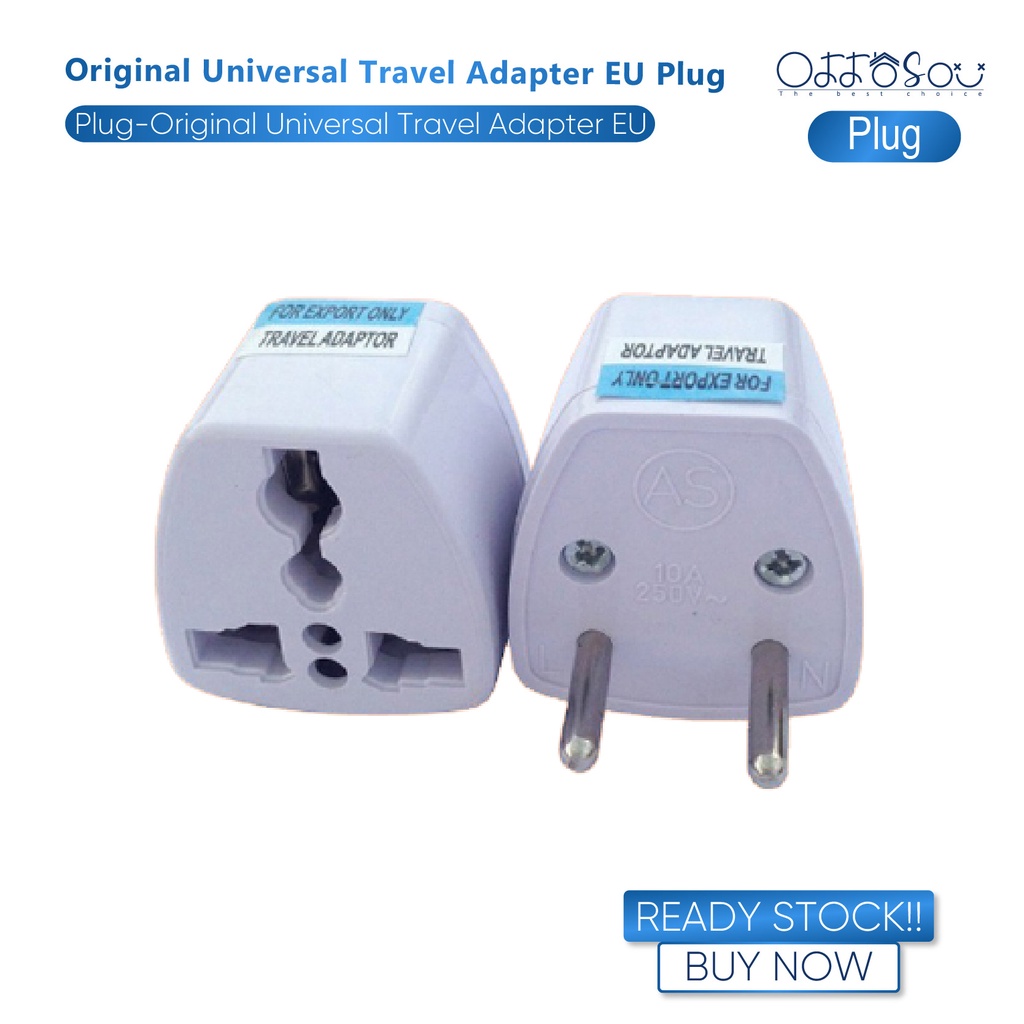Jual Original Colokan Indonesia Universal Travel Adapter Indonesia Plug Shopee Indonesia