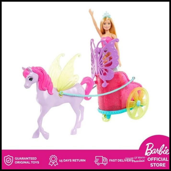 Barbie dreamtopia princess pegasus & chariot sale