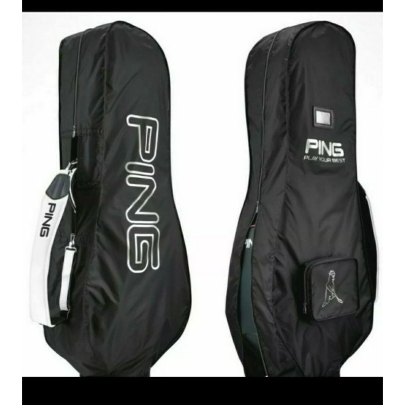 Jual New Ping Golf Bag Travel Cover , Air flight Cover Case - Black ...