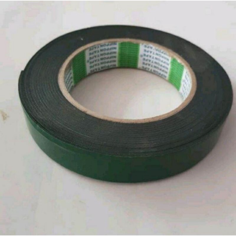 Jual Double Tape Hijau Busa Pe Foam Tape Dobeltip Dobel Tip Busa Foam