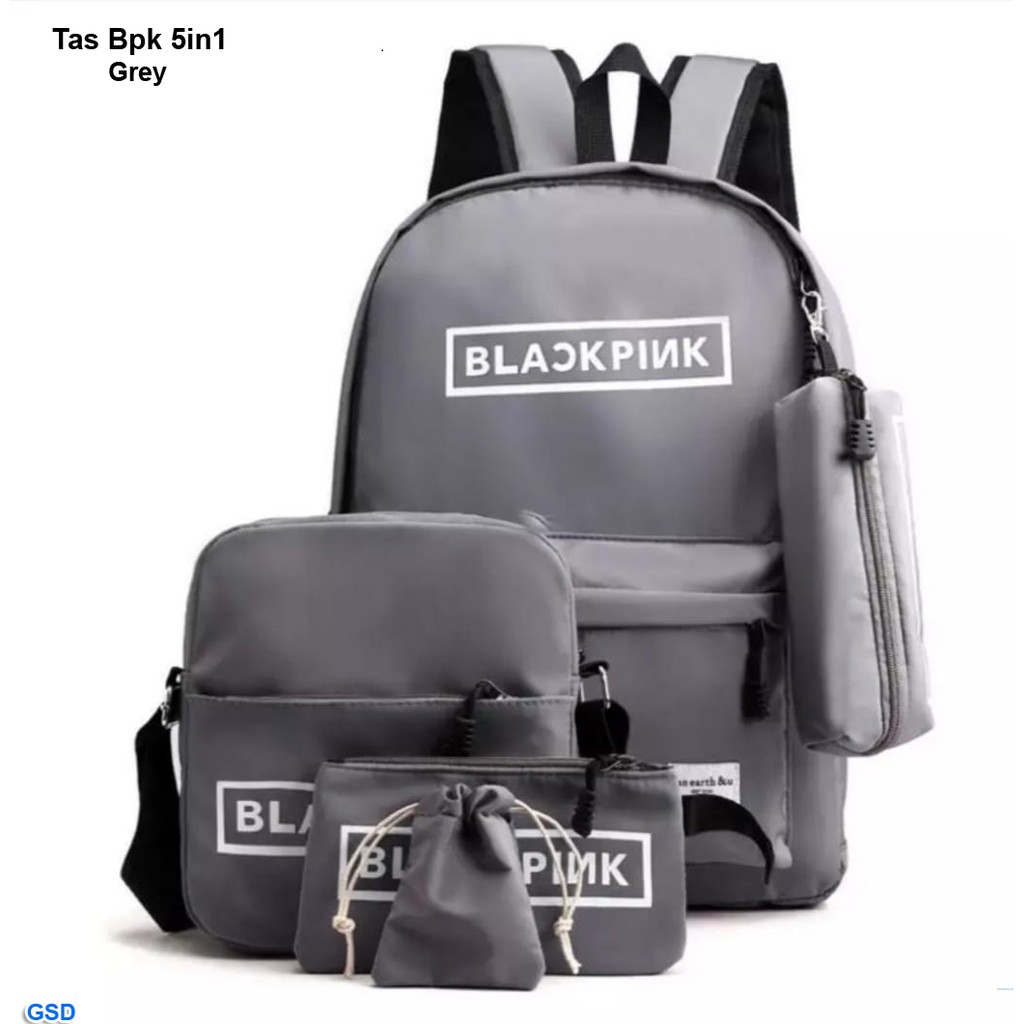 Jual Tas Anak Pwkids 32 backpack mcm black Import dan Tas sekolah
