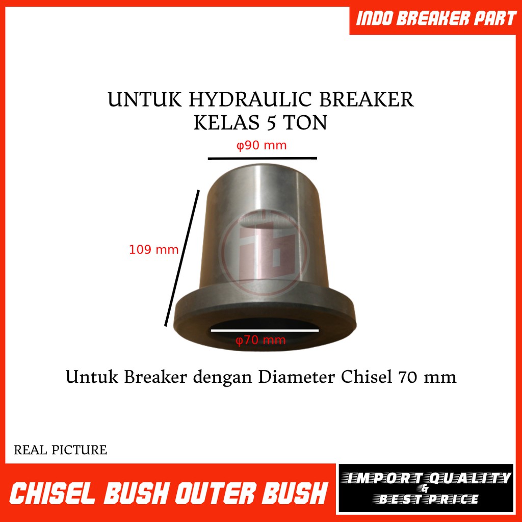 Jual CHISEL BUSH / OUTER BUSH / BUSHING LUAR BREAKER SOOSAN SB 70 ...