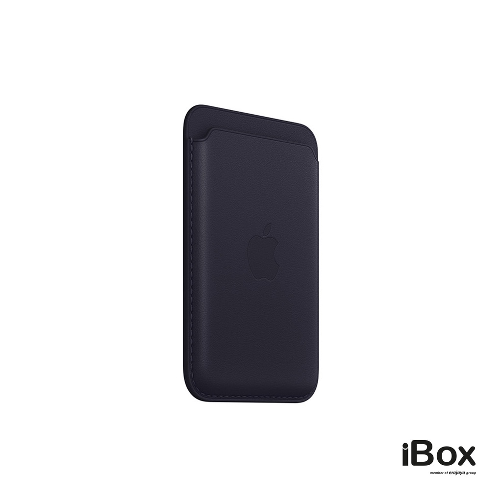 Jual Apple iPhone Leather Wallet with MagSafe, Ink | Shopee Indonesia