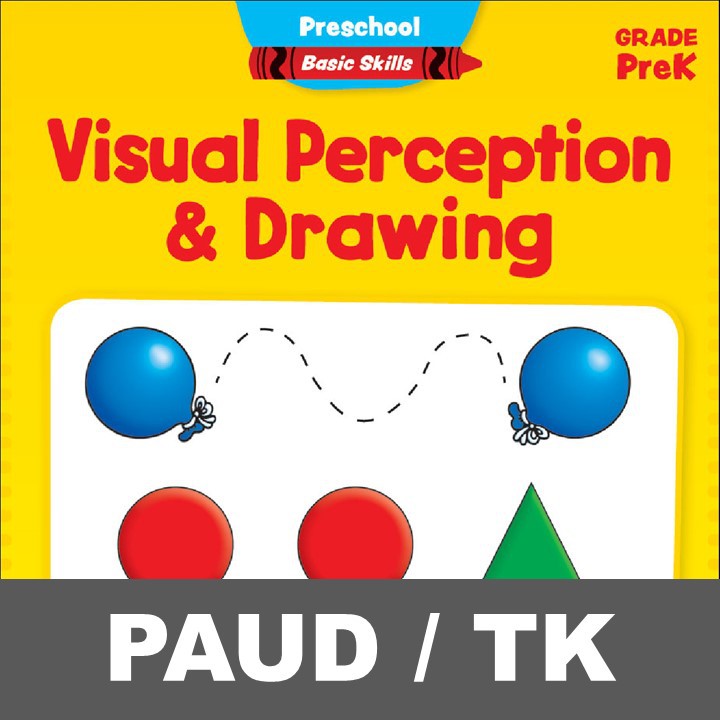 Jual Visual Perception Drawing Buku Aktivitas Anak PAUD TK Menulis ...