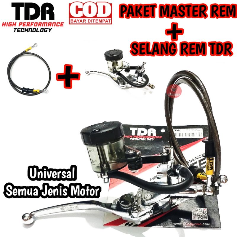 Jual Master rem Samurai + Selang Rem Depan TDR karbon Sepaket | Shopee ...