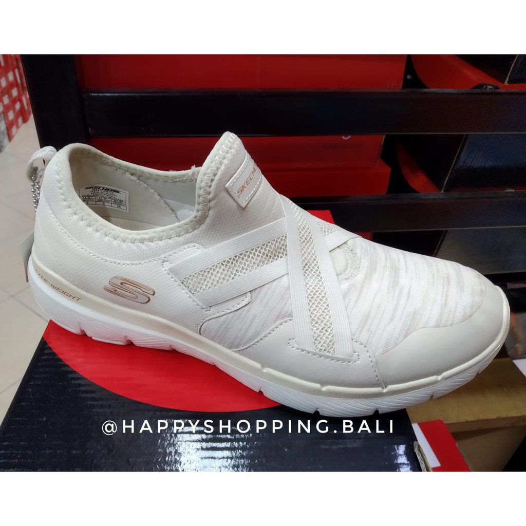 Jual Skechers Flex Appeal 3.0 Rapid Windfall Natural Woman