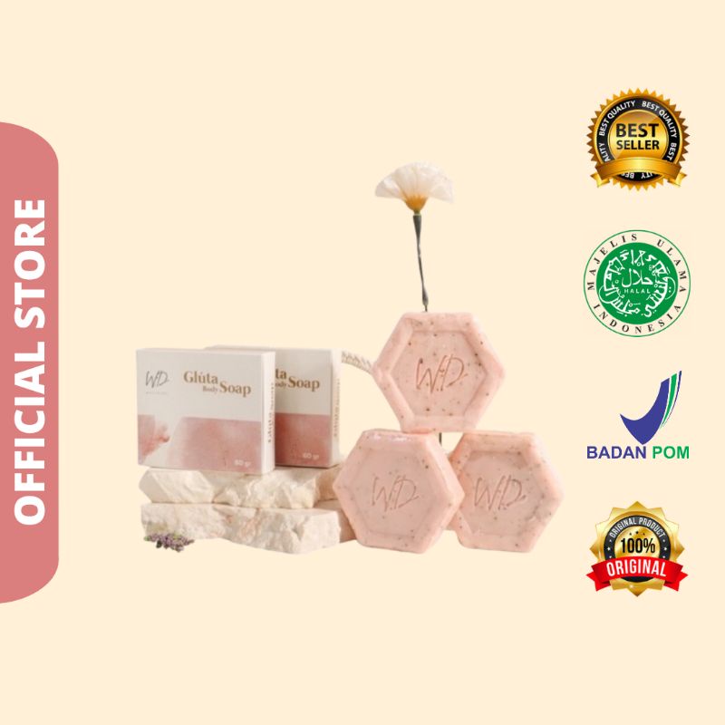 Jual WHITE DIARY Gluta Body Soap / Sabun Badan Pemutih / Whitening