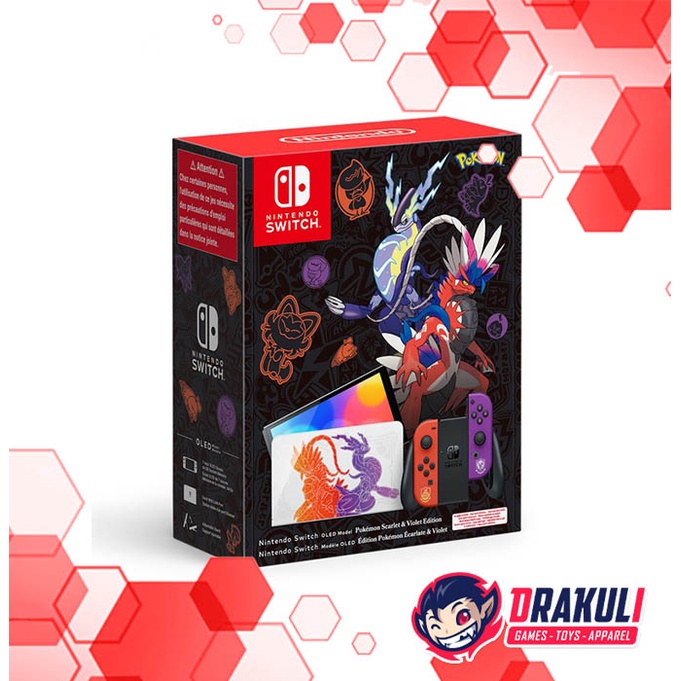 Jual Nintendo Switch Console OLED Model Pokemon Scarlet & Violet
