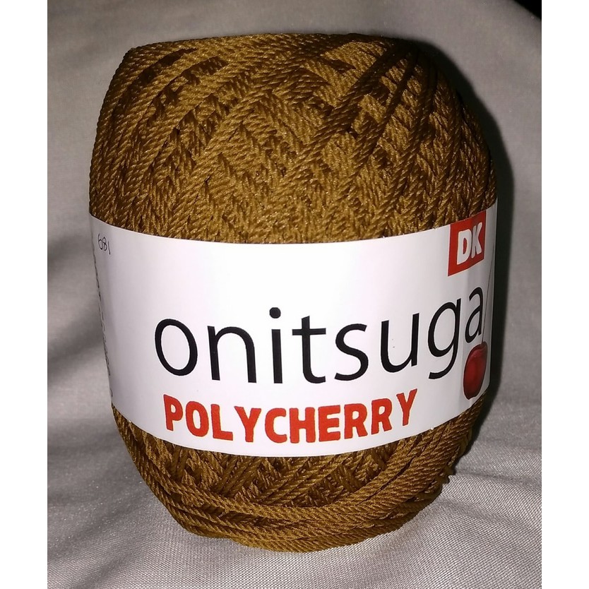 Jual Benang Rajut POLYCHERRY Onitsuga warna coklat 2 (681) | Shopee ...