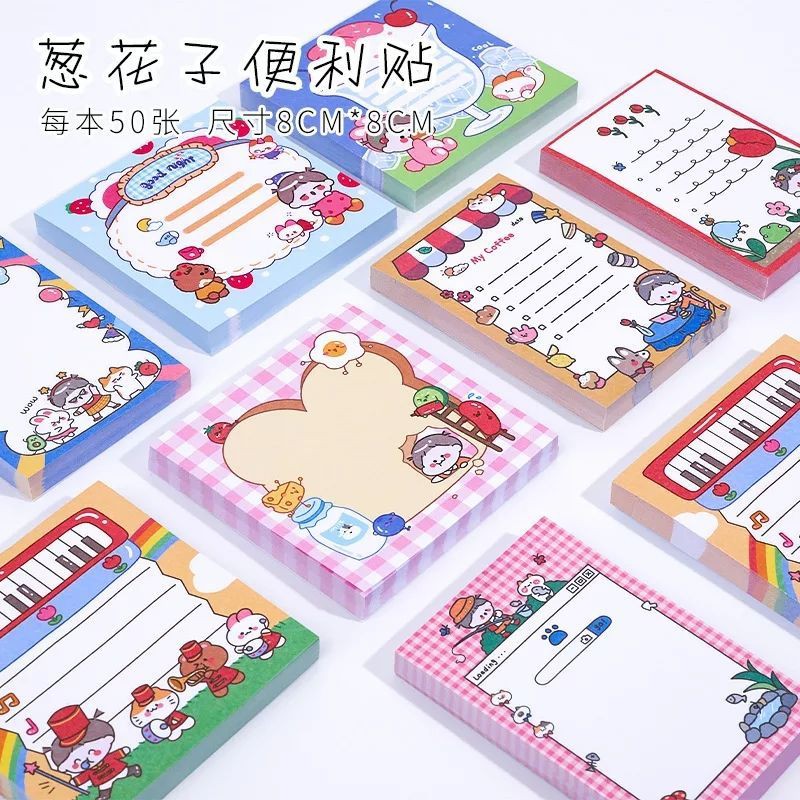 Jual 50lembar memo notes memopads kartun lucu | Shopee Indonesia