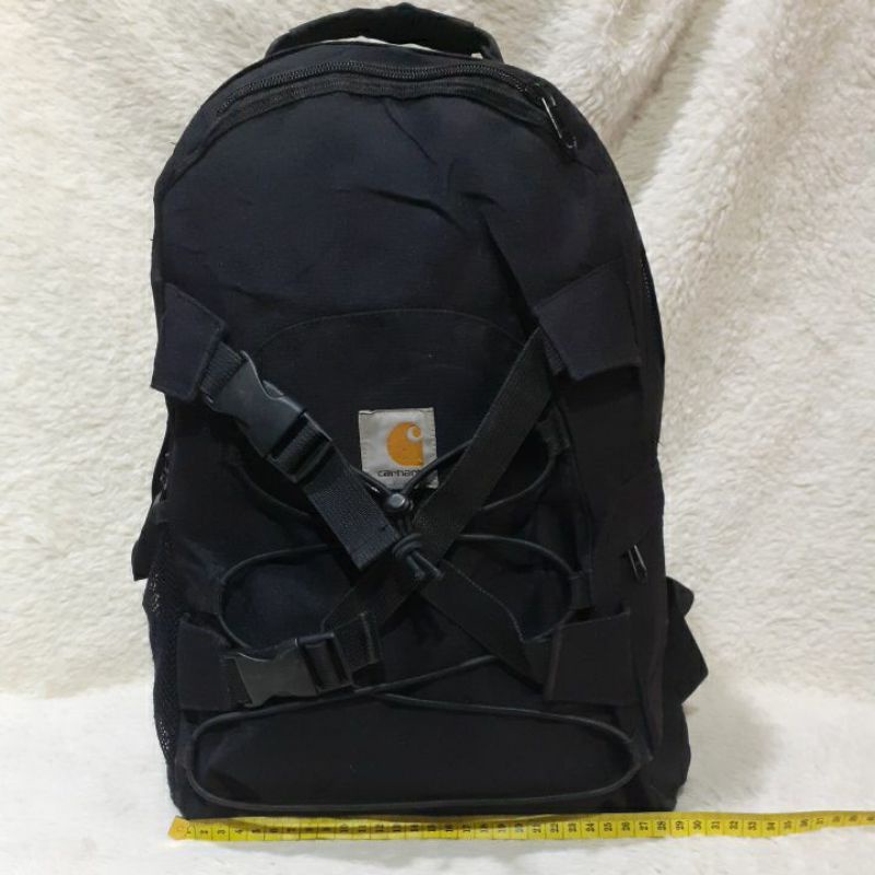 Jual Tas Ransel Second / Preloved / CARHARTT Hitam BACK PACK / Ransel