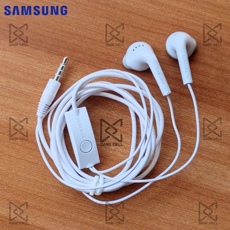 HANDSFREE HEADSET EARPHONE SAMSUNG SAMSUNG ORIGINAL 100 COPOTAN SUARA FULBAS