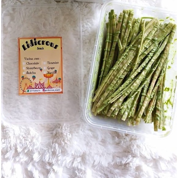 Jual MIE LIDI GEPENG MATCHA Halal dan Fresh (Kemasan 500ml) | Shopee ...