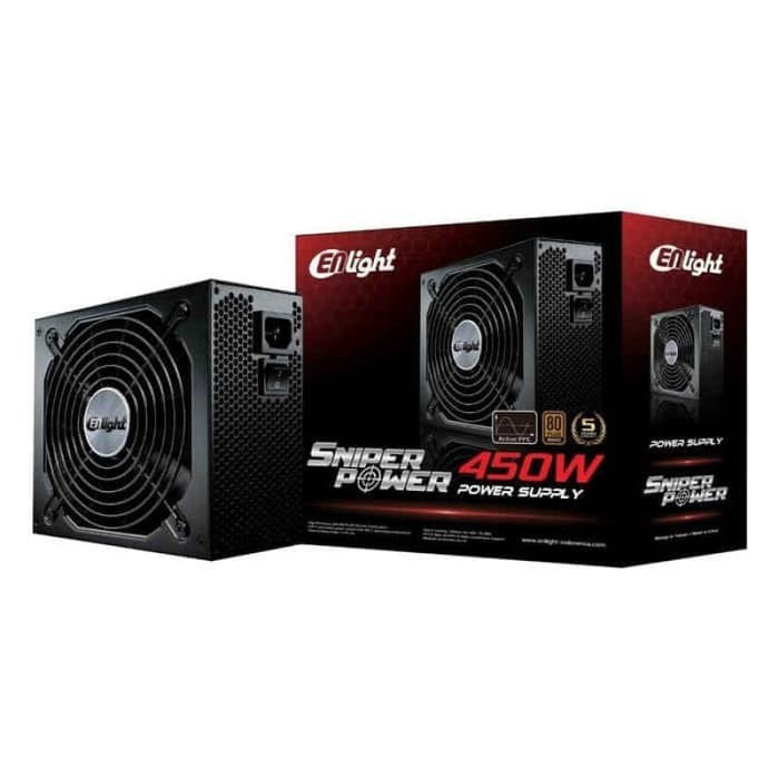 Jual Enlight Sniper Power 450 Watt 80+ Bronze | PSU 450W | Power supply ...