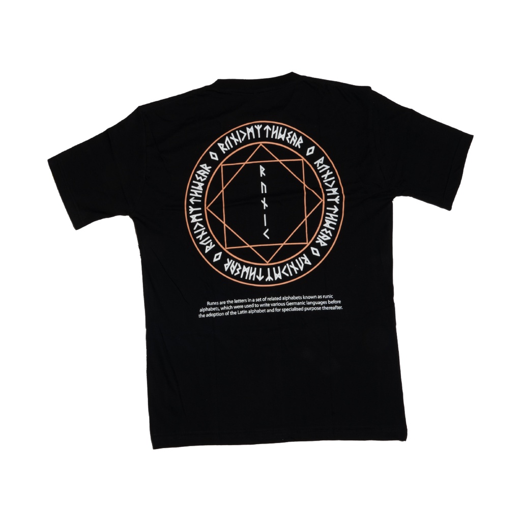Jual RUNIC - Black T-shirt Runes | Shopee Indonesia