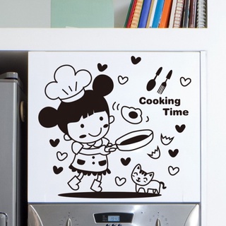 Jual Wall Sticker / Stiker Dinding / Kaca (Koki Kecil di Dapur, Cooking ...