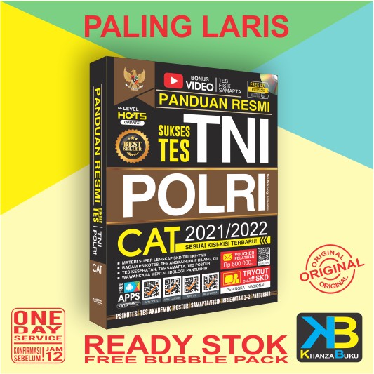 Jual Buku Tni 2021 Panduan Resmi Sukses Tes Tni Polri 2021 2022 Update