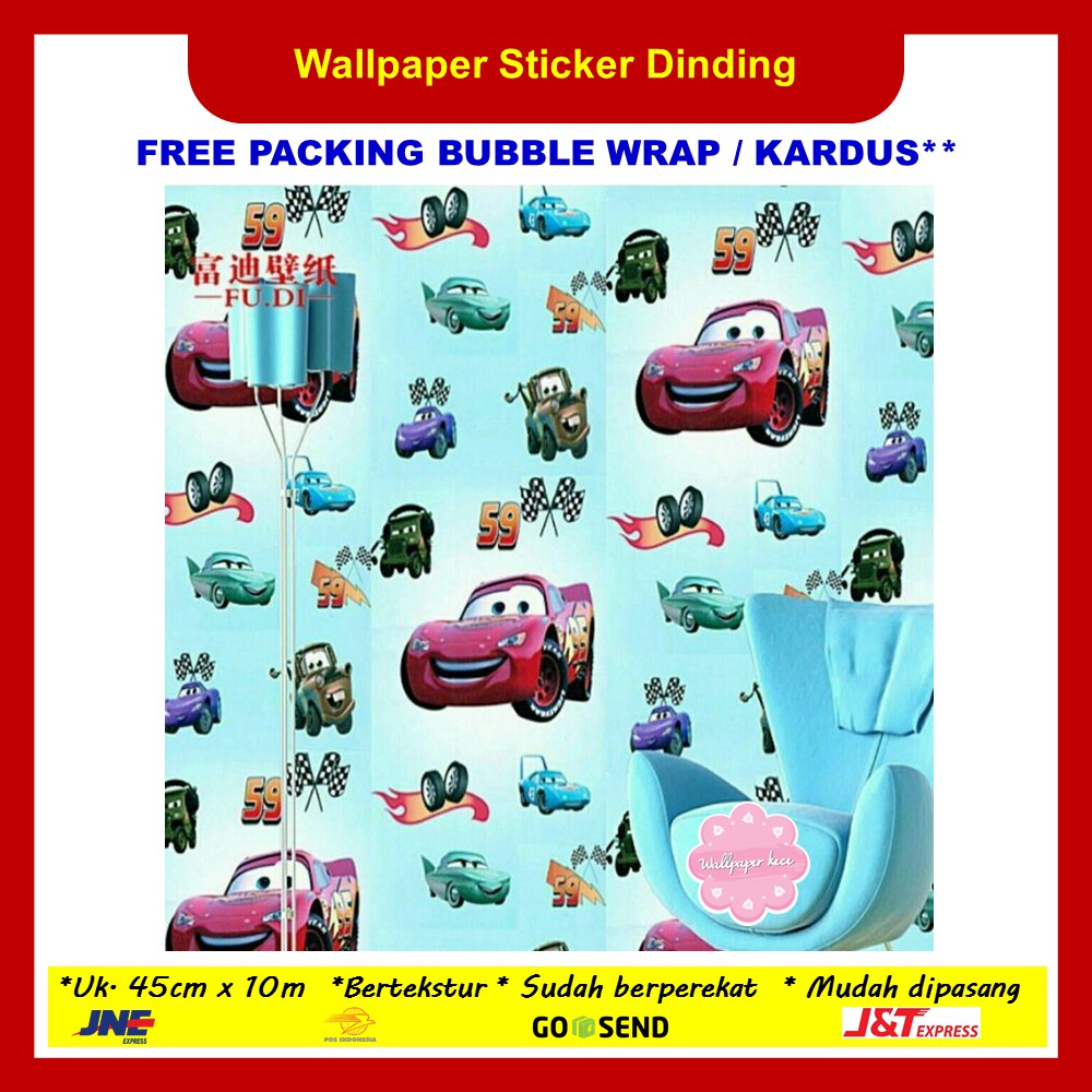 Jual Wallpaper Sticker Dinding Ukuran Cars New Walpaper Dinding Stiker ...