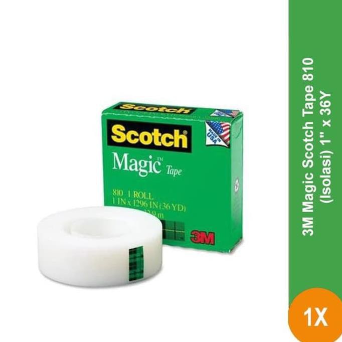 Jual Dapatkan 3M Magic Scotch Tape 810 (Isolasi) 1