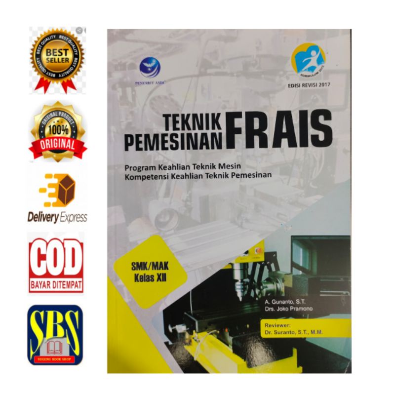 Jual BUKU TEKNIK PEMESINAN FRAIS Program Keahlian Teknik Mesin ...