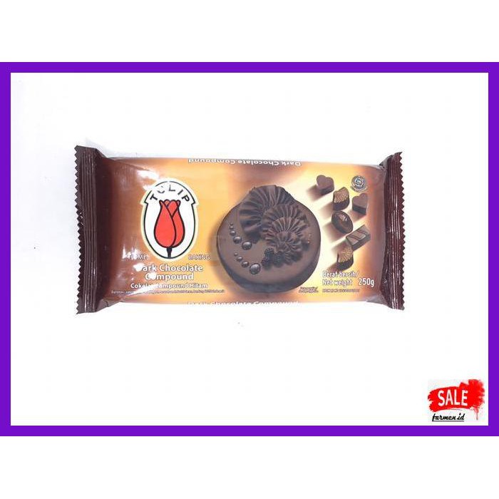 Jual SAKMACOKLAT- TULIP DARK COMPOUND 250GR -MAKANAN-MINUMAN. | Shopee ...