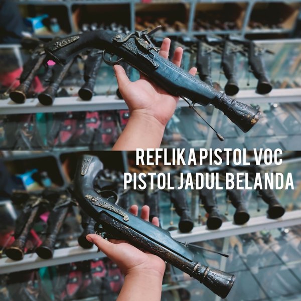 Jual Reflika Pistol VOC jaman dulu properti film | Shopee Indonesia