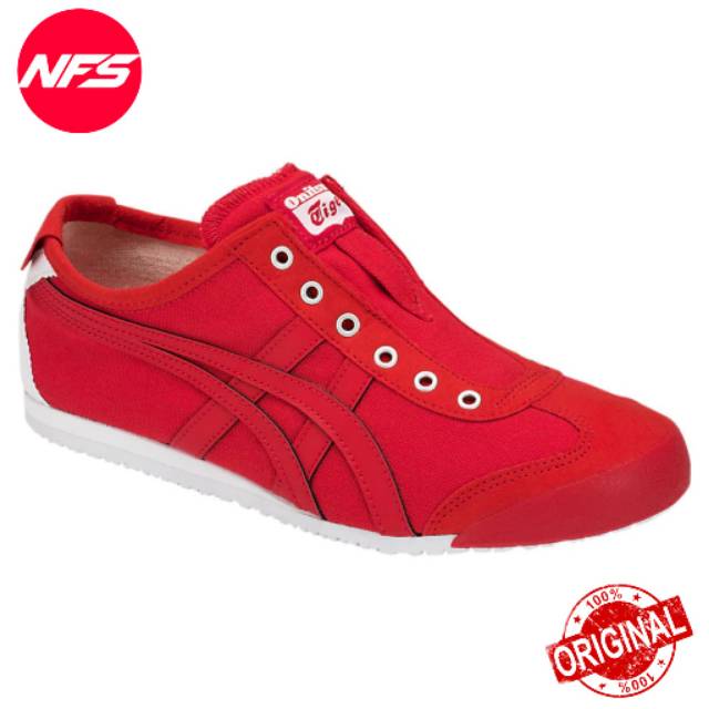 Onitsuka Tiger Mexico 66 Slip On Red Size 45 Original Sepatu Pria