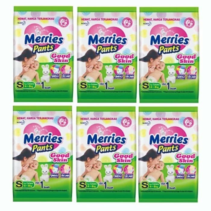 Jual Merries Pants Good Skin S 1 renceng (isi 6 Pcs) | Shopee Indonesia
