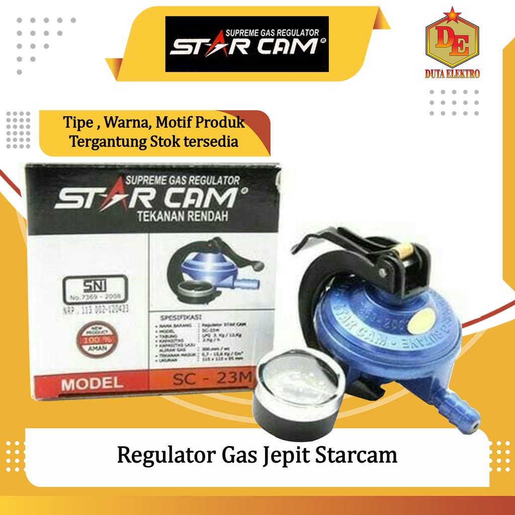 Jual Regulator Gas Jepit Starcam Shopee Indonesia