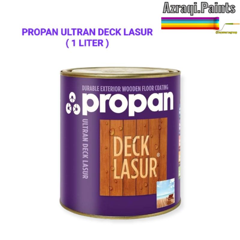 Jual Propan Ultran Deck Lasur Edl 601 Cat Premium Politur 1 Liter Shopee Indonesia 3906