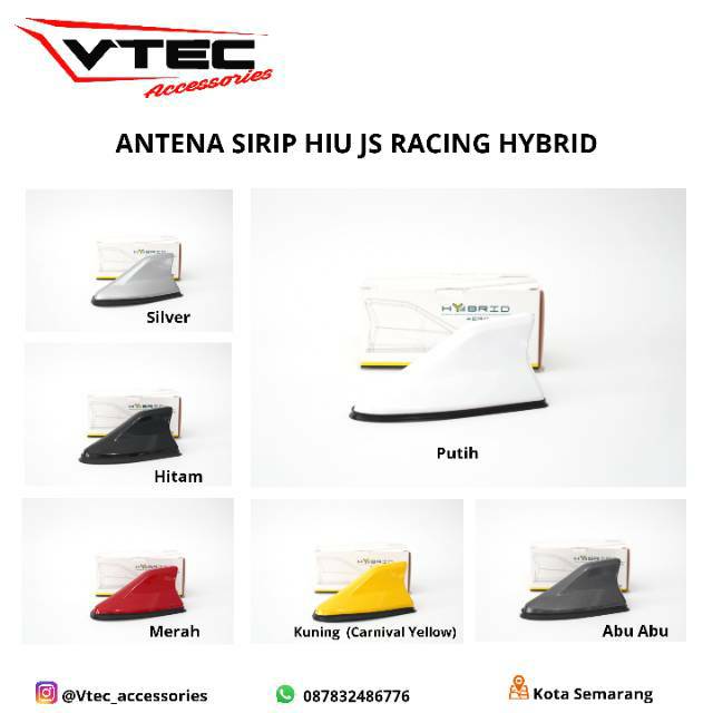 Jual ANTENA SIRIP HIU JS RACING | Shopee Indonesia