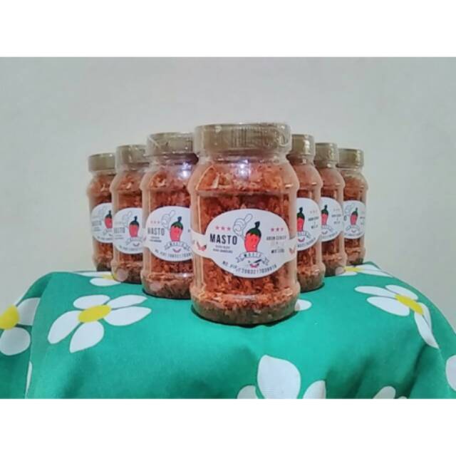 Jual 2 Botol Abon Cengek Abon Cabe Pedas Paduan Cabe Rawit Kering