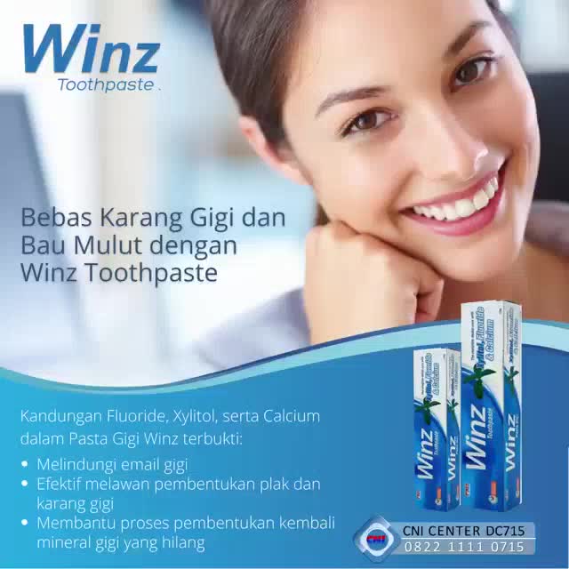 Jual CNI Pasta Gigi Winz Toothpaste 175 gram - Ed Juni 2027 | Shopee ...