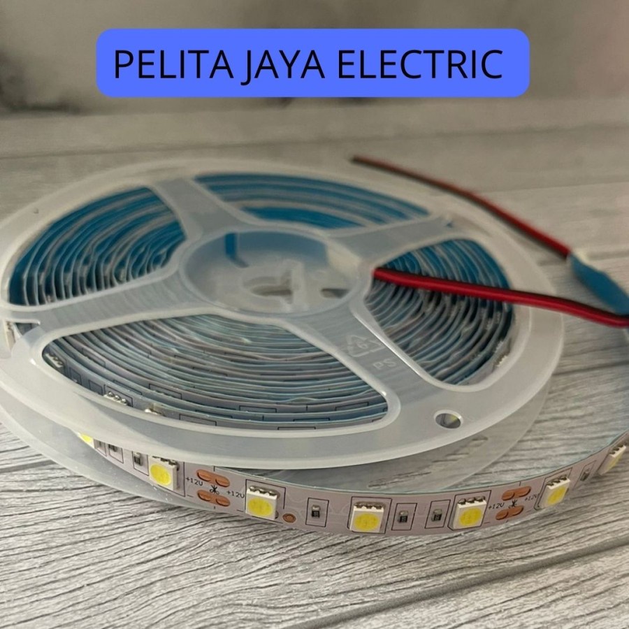 Jual LED Strip 5050 12V 60L Indoor IP33 - 5 Meter NON-GEL | Shopee ...