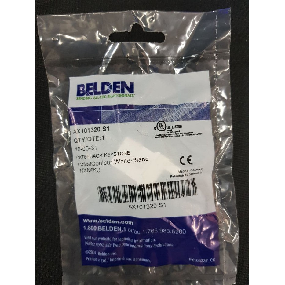 Jual ORIGINAL Belden Modular Jack Cat6 Keyconnect / Keystone Cat 6 ...