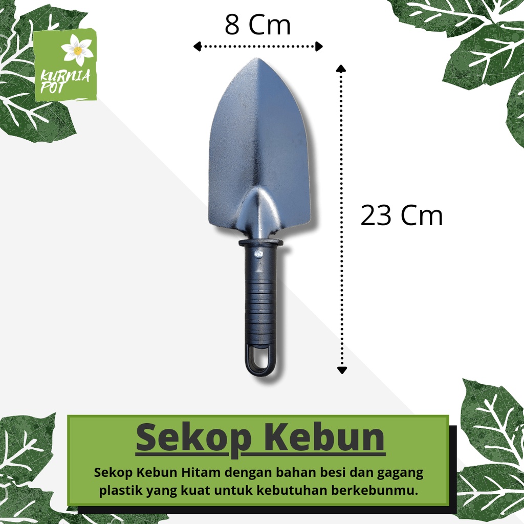 Jual Sekop Mini Taman Kebun Garden Tool Skop Sendok Tanah Tanaman Hitam Shopee Indonesia