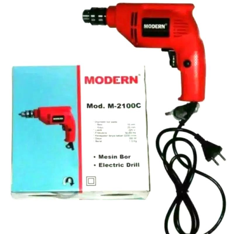 Jual Mesin Bor Modern, M2100C / M 2100 C / M-2100C 10 mm, Bor Tangan ...