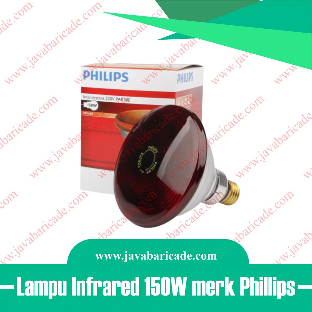 Jual Lampu IR Infrared Merk Philips 150W (Lampu Terapi Inframerah ...