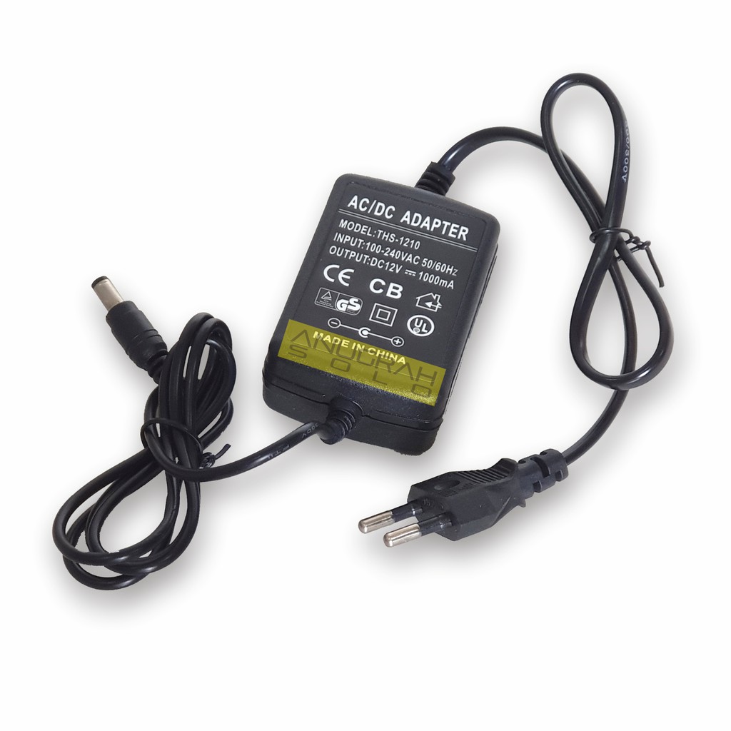Jual AC DC Adaptor 12V DC 1A Power Supply 12V 1A | Shopee Indonesia
