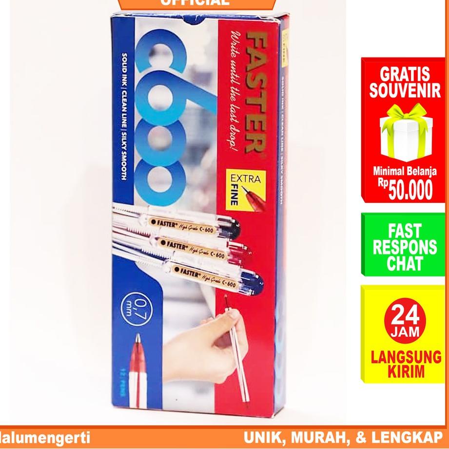 Jual Update IDOLMART Pulpen Faster C600 / Ballpoint / Balpoint / Bolpen ...