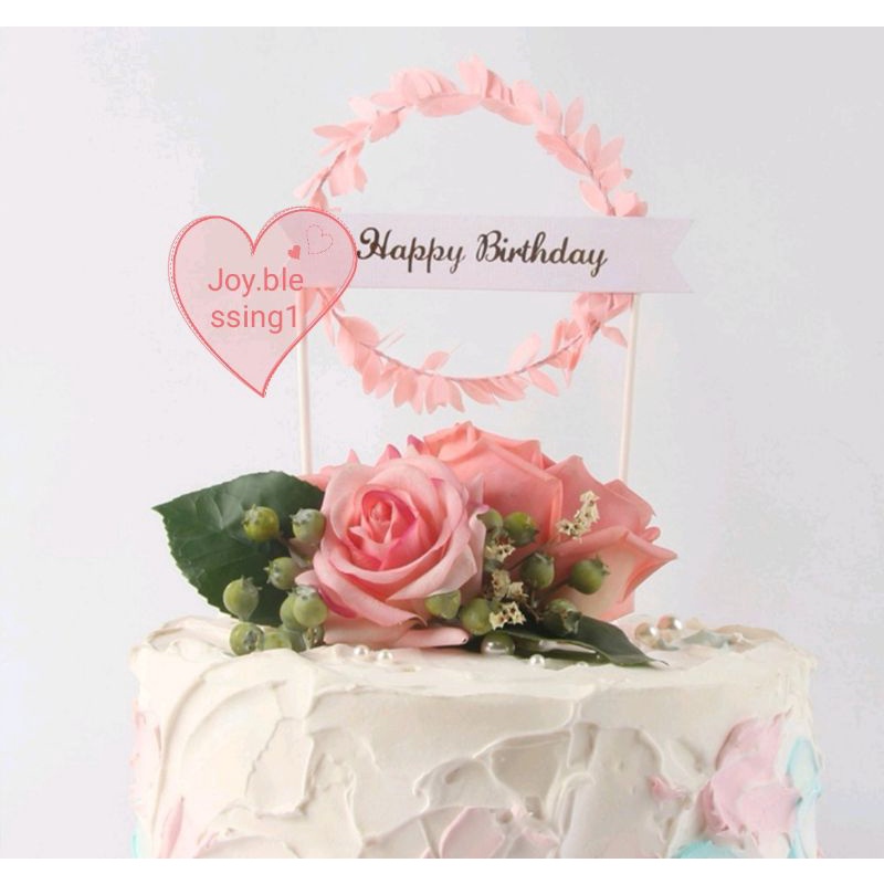 Jual TOPPER BESAR LINGKARAN BENTUK DAUN PER PCS | Shopee Indonesia