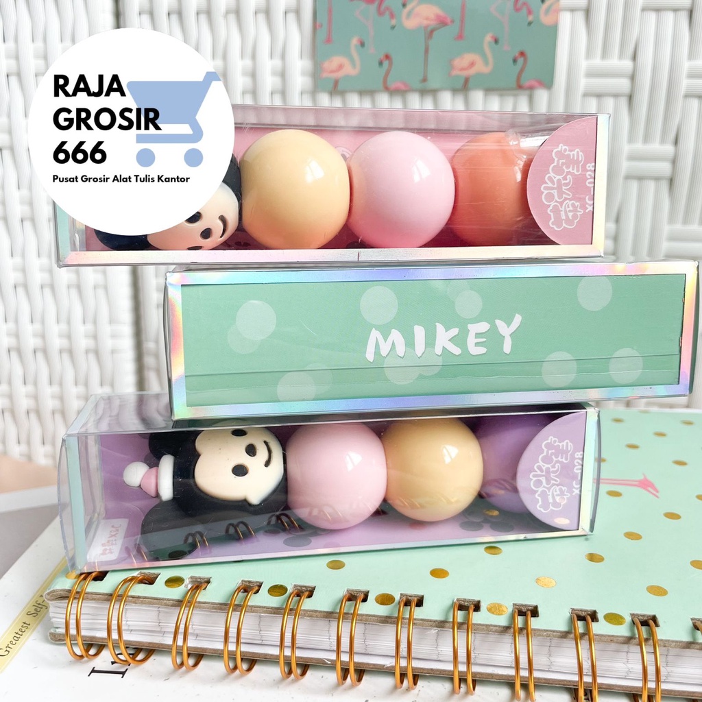 Jual Highlighter Mickey Mouse Lucu stabil0 disney alat tulis kantor ...