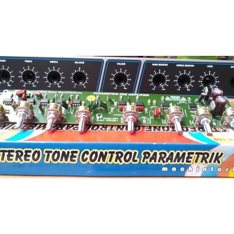 Jual PAKET KIT DAN BOX TONE CONTROL STEREO PARAMETRIK MACHINTOSH RANIC ...