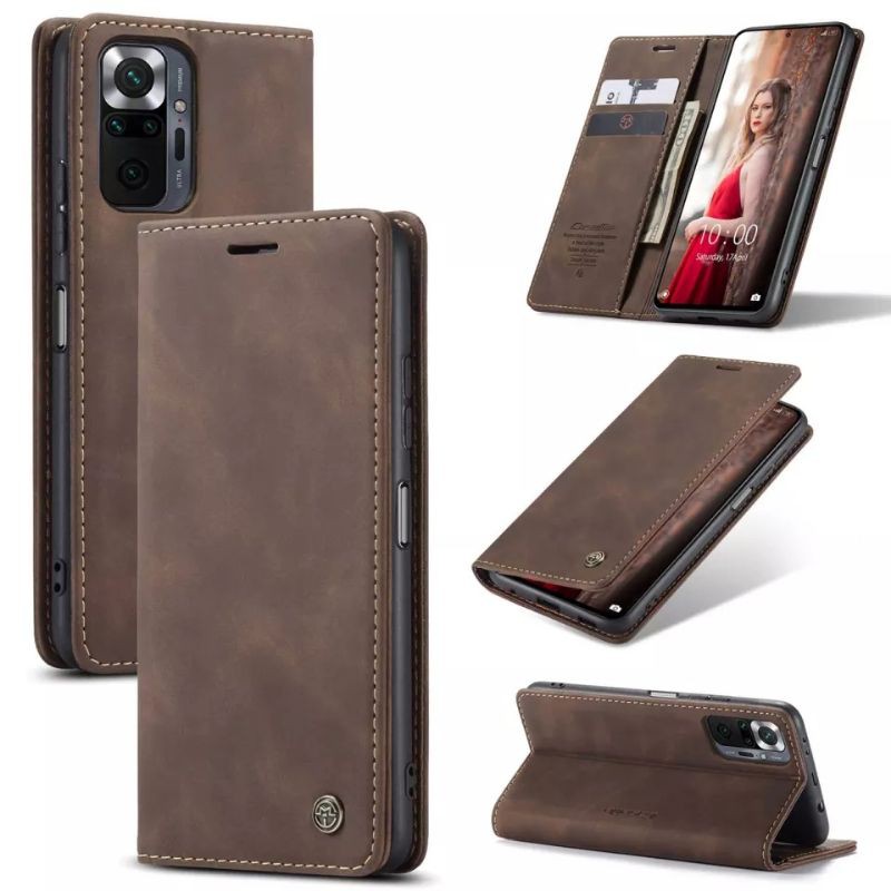Custodia In Pelle Per Xiaomi Redmi Note 10 Pro/Pro Max, Flip Magnetica A Libro Con Portafoglio E Supporto, Disegno Dente Di Leone - 2