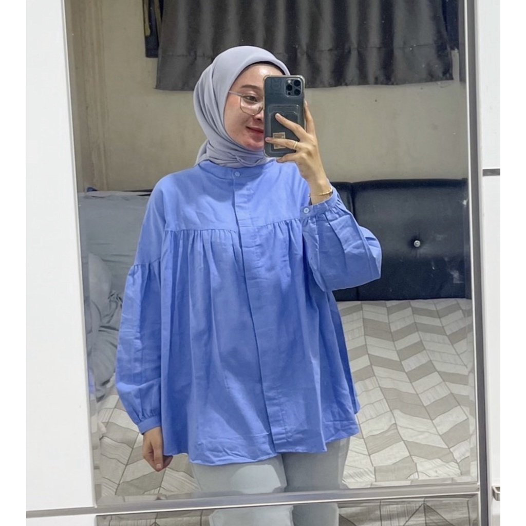 Jual Dami Rami Shirt Kemeja polos Linen rami by DAZPROJECT | Shopee ...
