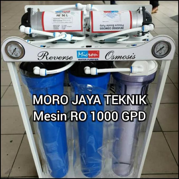 Jual Mesin RO 1000 GPD Micron Filter Air Minum Reverse Osmosis Housing
