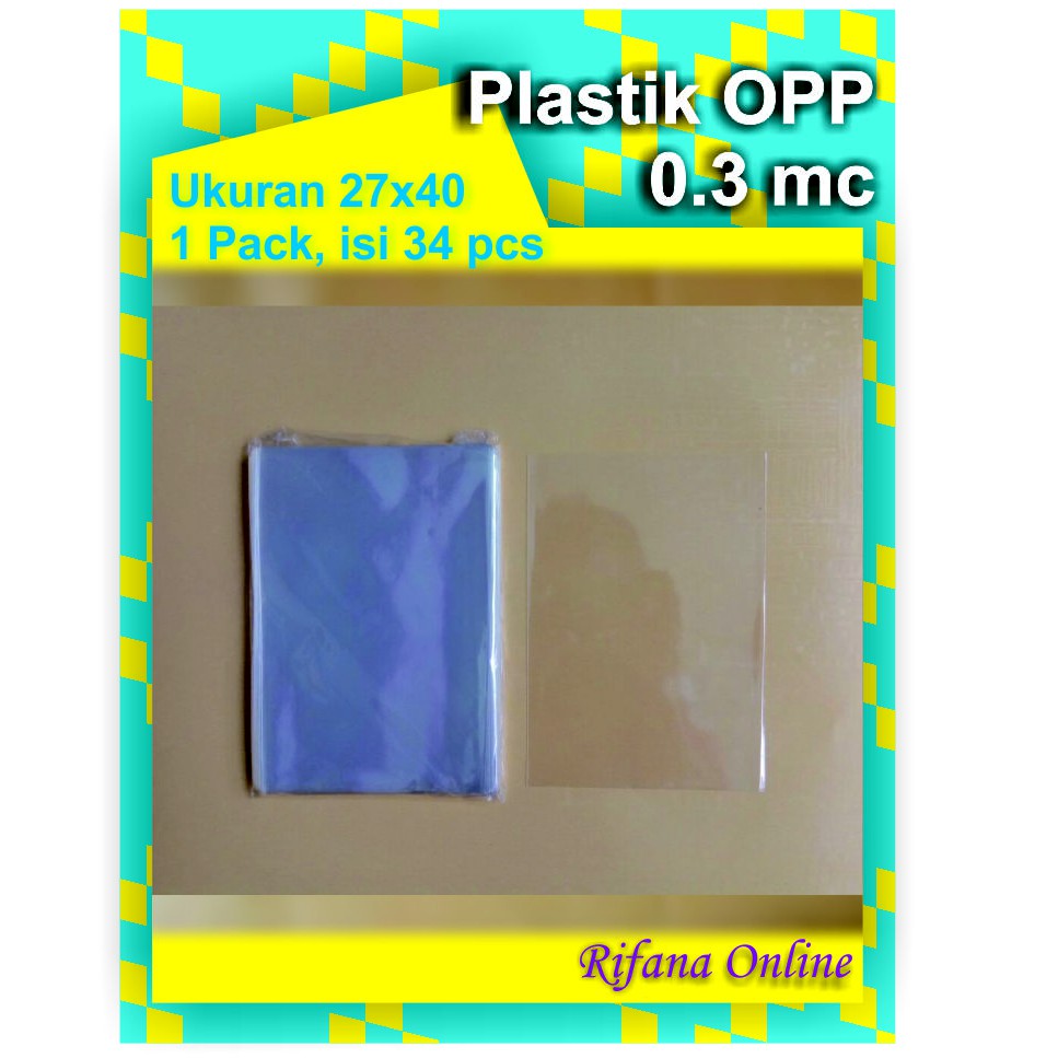 Jual Plastik OPP Ukuran 27 x 40 cm | Shopee Indonesia