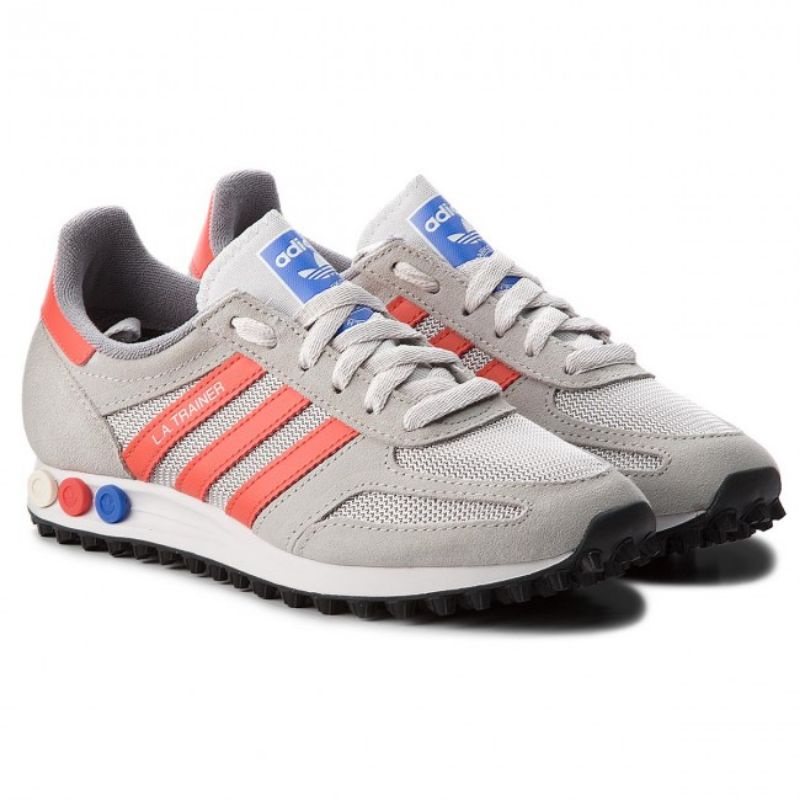 Adidas la trainer nere store arancio