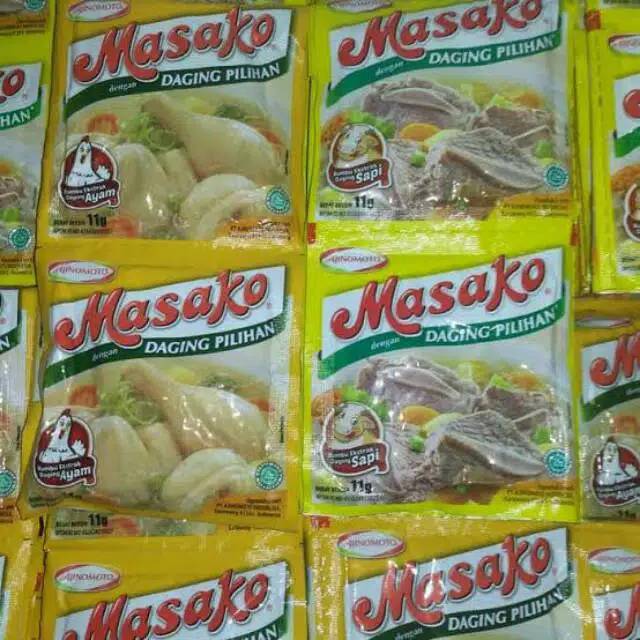 Jual Masako Penyedap Rasa Rasa Sapi Dan Ayam 11 Gram Shopee Indonesia