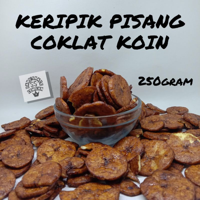 Jual Keripik Pisang Coklat Koin Piscok Shopee Indonesia